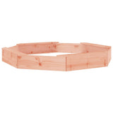 Sandbox with Seats Octagon Solid Wood Douglas 825021
