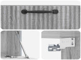Wall-Mounted TV Cabinet Grey Sonoma 59.5 x 31 x 30 cm 899051