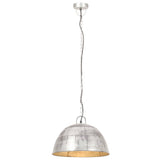 Industrial Vintage Hanging Lamp 25 W Silver Round 41 cm E27 320541