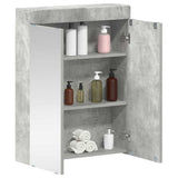 Bathroom Mirror Cabinet TULUM Concrete Grey 60 x 16.5 x 78 cm 880364