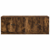 Bed Cabinet 2 pcs Smoked Oak 66 x 35 x 48 cm Engineered Wood 893719