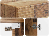 Wall-Mounted Cabinet Old Wood 33 x 34.5 x 90 cm Engineered Wood 898593