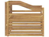 Outdoor Sofa Solid Acacia Wood White 3439111