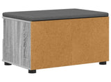 Hall Bench with Cushion with Drawer Grey Sonoma 60 x 38 x 46 cm 891453