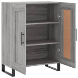 Sideboard Grey Sonoma 69.5x34x90 cm Engineered Wood 830226