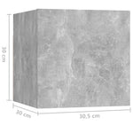 8 Piece TV Cabinet Set Concrete Grey Engineered Wood 3079111