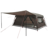 Family Tent Brown Grey 500 x 400 x 230 cm Polyester and Steel 42029003