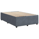 Bed Frame without Mattress Dark Grey 120x200 cm Velvet 3285001