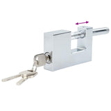 Padlock 12 pcs Silver Steel 42020743