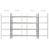 Adjustable Security Grilles for Windows 2 pcs 1000-1500 mm 3057510
