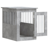 Dog Crate Furniture Concrete Grey 45x62x59 cm Engineered Wood 838312