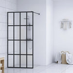 ZNTS Walk-in Shower Screen Clear Tempered Glass 100x195 cm 145676
