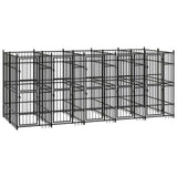 Outdoor Dog Kennel Steel 9.22 m 3097940