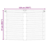 Garden Raised Bed Anthracite 129x129x77 cm Galvanised Steel 45734