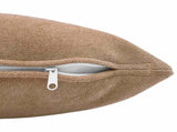 Cushion Cover 12 pcs HEERLEN Taupe 45 x 45 cm Microfiber Fleece 910473