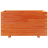 Garden Planter Wax Brown 90x40x49.5 cm Solid Wood Pine 3282556