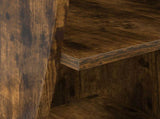 Corner Cabinet Smoked Oak 32x32x102cm Engineered Wood 889860