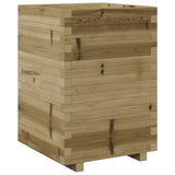 Garden Planter 50x50x72.5 cm Impregnated Wood Pine 3282578