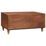 Coffee Table with Drawer 80 x 54 x 40 cm Solid Mango Wood 4018893