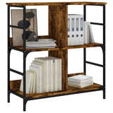 Bookshelf Smoked Oak 78.5x33x82 cm Engineered Wood 835246