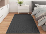 Area Rugs Rectangular PALMERAS Anthracite 150 x 80 cm Polyester 42022661