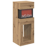 Electric Fireplace Artisan Oak 35 x 30 x 86 cm Engineered wood 8021134