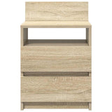 Bedside Cabinets 2 pcs with 2 Drawers Sonoma Oak 40x33x60 cm 858565
