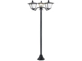 1.8m Traditional Victorian Style 3 Way Head Outdoor Garden Solar Post Lamp Sensor Dimmable LED T3398P313619