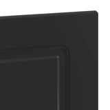 Wall-Mounted Headboard UTRECHT Black Engineered Wood 897836