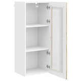 Wall Glass Cabinet PORTO Sonoma Oak 40 x 31 x 100 cm 885447