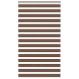 Zebra Blind Brown 125x230 cm Fabric Width 120.9 cm Polyester 4014396