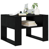 Coffee Table Black Oak 66 x 53 x 45 cm Engineered Wood 8000101