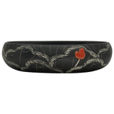 Countertop Basin Black Oval 59x40x15 cm Ceramic 155082