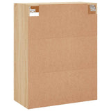 Wall Mounted Cabinet Sonoma Oak 69.5x34x90 cm 828495