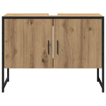 Bathroom Furniture Set with Storage 2 pcs Brown 80 x 33 x 60 cm 3334332