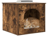 Cat House Smoked Oak 53 x 52 x 62 cm Engineered Wood 8000712