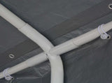 Tent Fabric without Frame Grey 12 x 6 m PE 43863