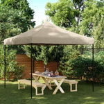 Foldable Party Tent Pop-Up Taupe 292x292x315 cm 4004916