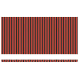 Retractable Awning Orange and brown 600 x 300 cm 3331590
