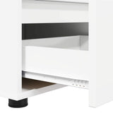 TV Cabinet with Drawer White 100 x 48 x 43 cm Engineered Wood 888927