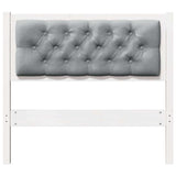 Headboard Other White and light grey 90 cm Solid pine wood 879033