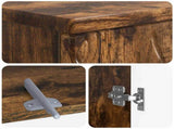 Bathroom Sink Cabinet DELFT Smoked Oak 59.5 x 31.5x 59 cm 897010
