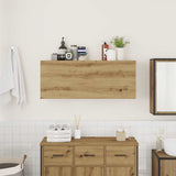 Bathroom Wall Cabinet Artisan Oak 100x25x40 cm Engineered Wood 860111