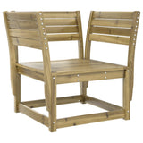 ZNTS 5 Piece Garden Lounge Set Impregnated Wood Pine 3216919