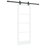 Sliding Door ORKDAL White and Black 78 x 202 cm 3332160