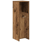 ZNTS 3 Piece Bathroom Furniture Set Old Wood Engineered Wood 3328559