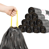 Bin Bags with Drawstrings 250 pcs Black 120 L 155344