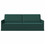 3 Seater Sofa Dark Green 220 x 81 x 82 cm Fabric 42041144