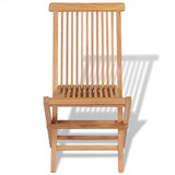Folding Chairs 4 pcs for Garden & Outdoor Teak Wood 43040