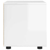 Bathroom Cabinet High Gloss White 40.5 x 40 x 44 cm 888951